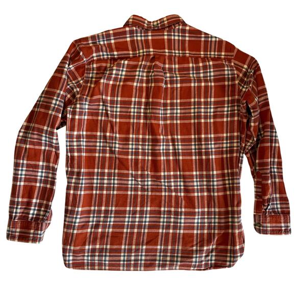Levi’s Men’s XL Red Plaid Flannel Button Down Long Sleeve Shirt Cotton - Picture 3 of 9